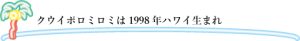 1998年ハワイ生まれ、のロミロミ専門ラボ