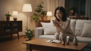 ありがとうと言われる副業をイメージする女性